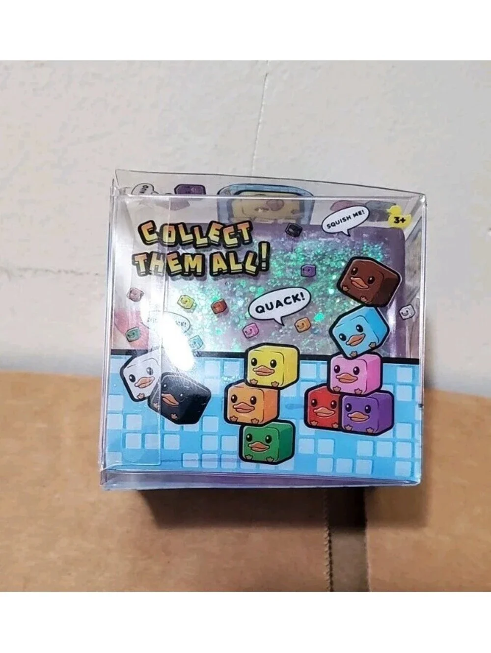 Gel Blocks Block Party So Glittery Stack Me Squish Me Fidget Toy New Blue Tiktok